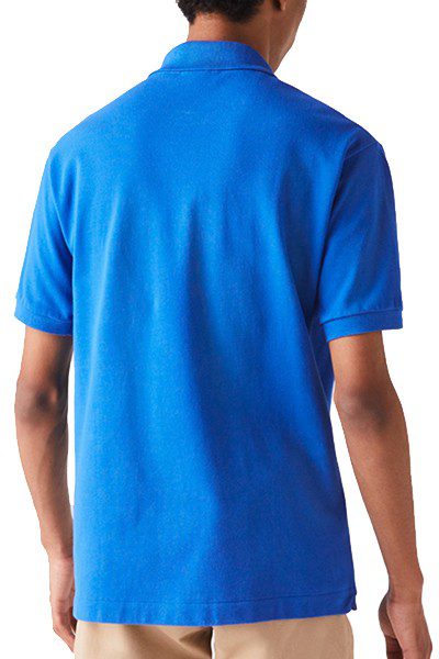 לקוסט-LACSOTE TSHIRT MEN'S POLO SHORT - Denim Blue – תמונה 2