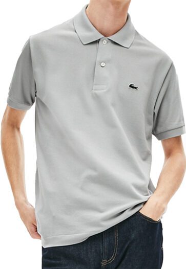 לקוסט-LACSOTE TSHIRT MEN'S POLO SHORT - Gray