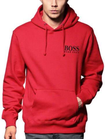 בוס-HUGO BOSS HOODIES MEN'S - Red