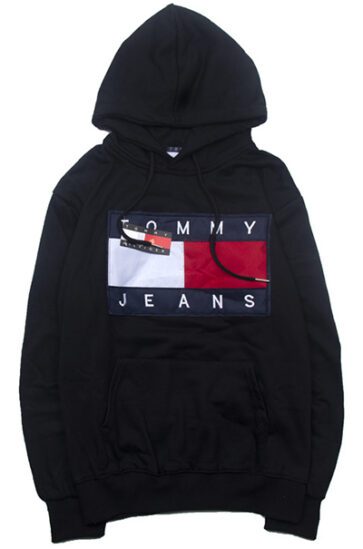טומי הילפיגר-TOMMY SWETER MEN AND HOODIES MEN AND WOMEN - Black