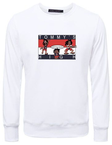 טומי הילפיגר-TOMMY SWETER MEN AND HOODIES MEN AND WOMEN - White