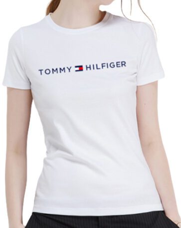 טומי הילפיגר-TOMMY TSHIRT SHORT WOMEN'S - White