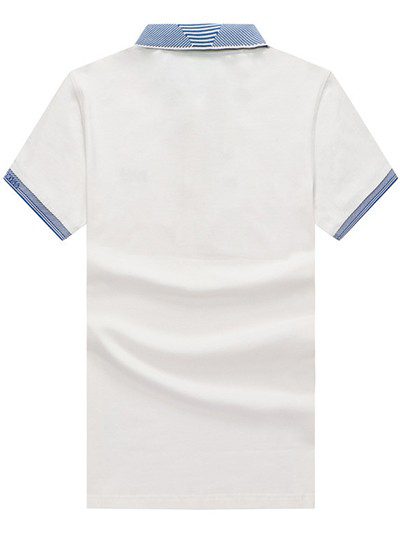 בוס-HUGO BOSS POLO TSHIRT MEN'S - White – תמונה 2