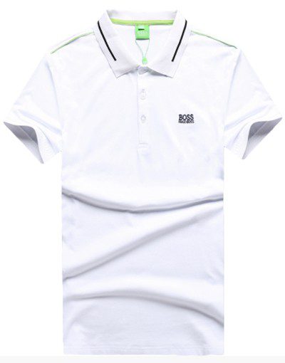 בוס-HUGO BOSS POLO TSHIRT MEN'S - White