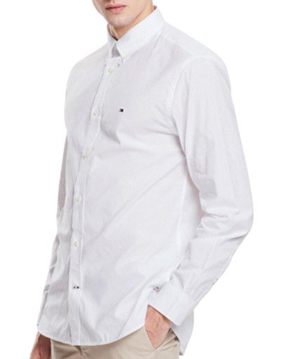 טומי הילפיגר-TOMMY BUTTON MEN'S- White – תמונה 2