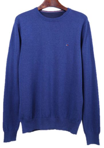 טומי הילפיגר-TOMMY SWETER MEN'S- Tory Blue