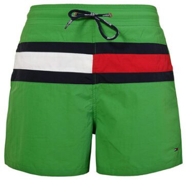 טומי הילפיגר-TOMMY SWIM MEN'S - Fruit Salad Black White & Red