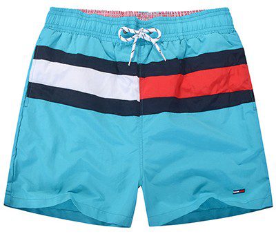 טומי הילפיגר-TOMMY SWIM MEN'S - Malibu White Red & Black
