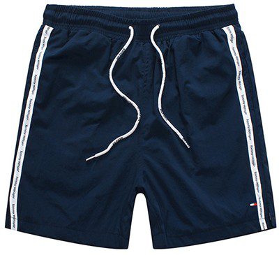 טומי הילפיגר-TOMMY SWIM MEN'S - Navy Blue & White