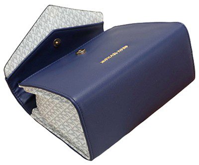 מייקל קורס-Michael Kors bag - Navy Blue & Gainsboro – תמונה 5