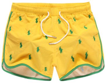 ראלף לורן-RALPH LAUREN SHORT WOMEN'S - YELLOW & GREEN