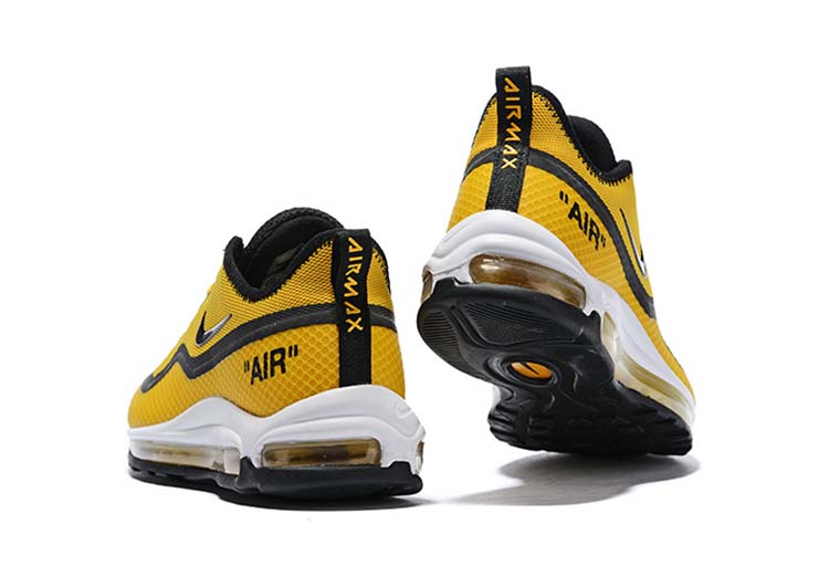 נעלי נייק-Nike Air Max 97 - Black & Yellow – תמונה 6