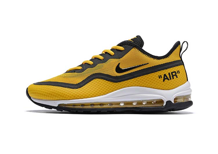 נעלי נייק-Nike Air Max 97 - Black & Yellow