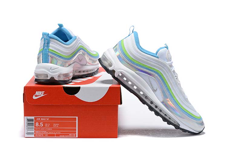 נעלי נייק-Nike Air Max 97 - Solitude & Jordy Blue – תמונה 6