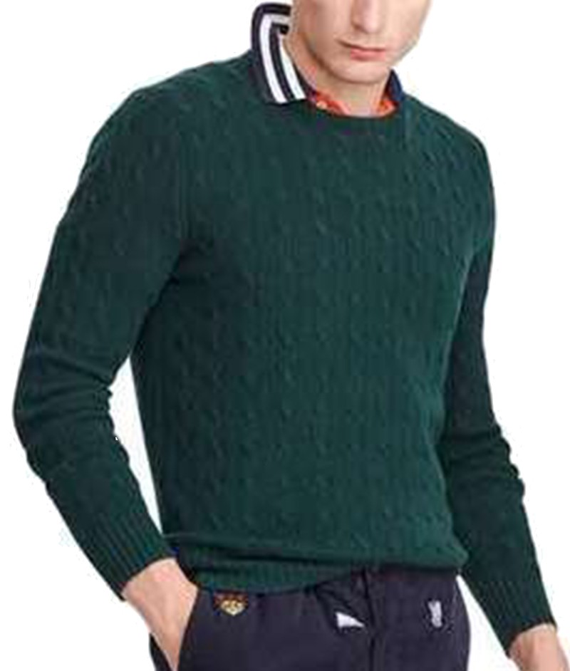 ראלף לורן-RALPH LAUREN SWETER MEN - Dark Green – תמונה 3