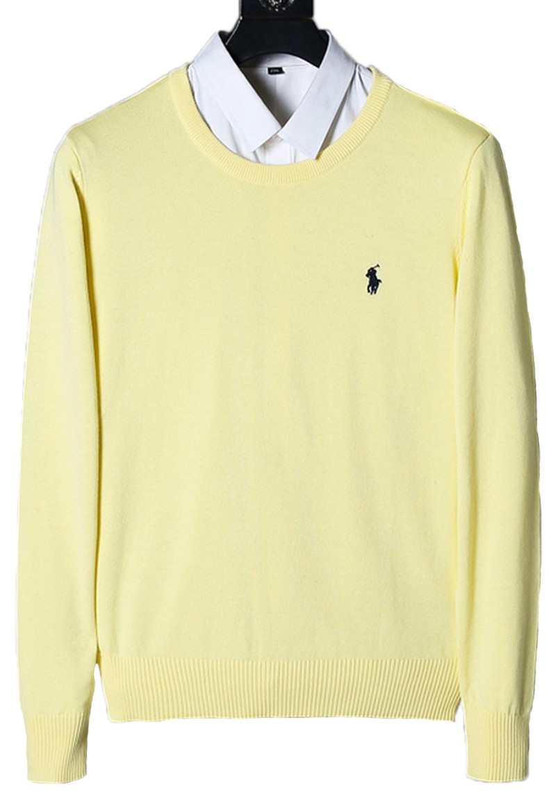ראלף לורן-RALPH LAUREN SWETER MEN - Light Yellow