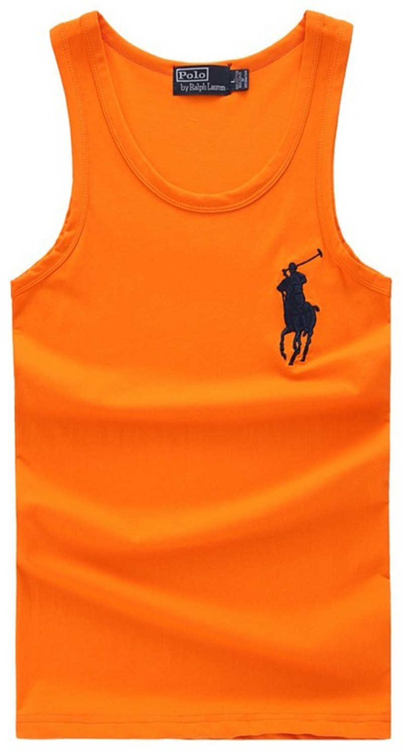 ראלף לורן-RALPH LAUREN VEST MEN - ORG & NAVE LOGO