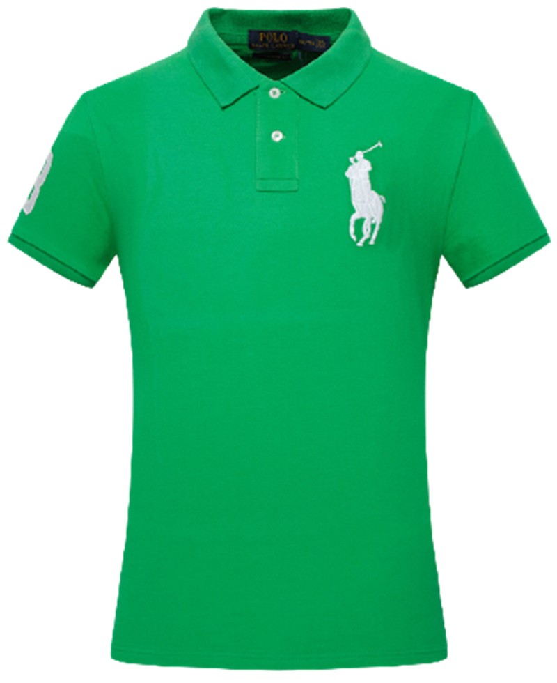 ראלף לורן-RALPH LAUREN POLO TSHIRT SHORT MEN'S - Jade
