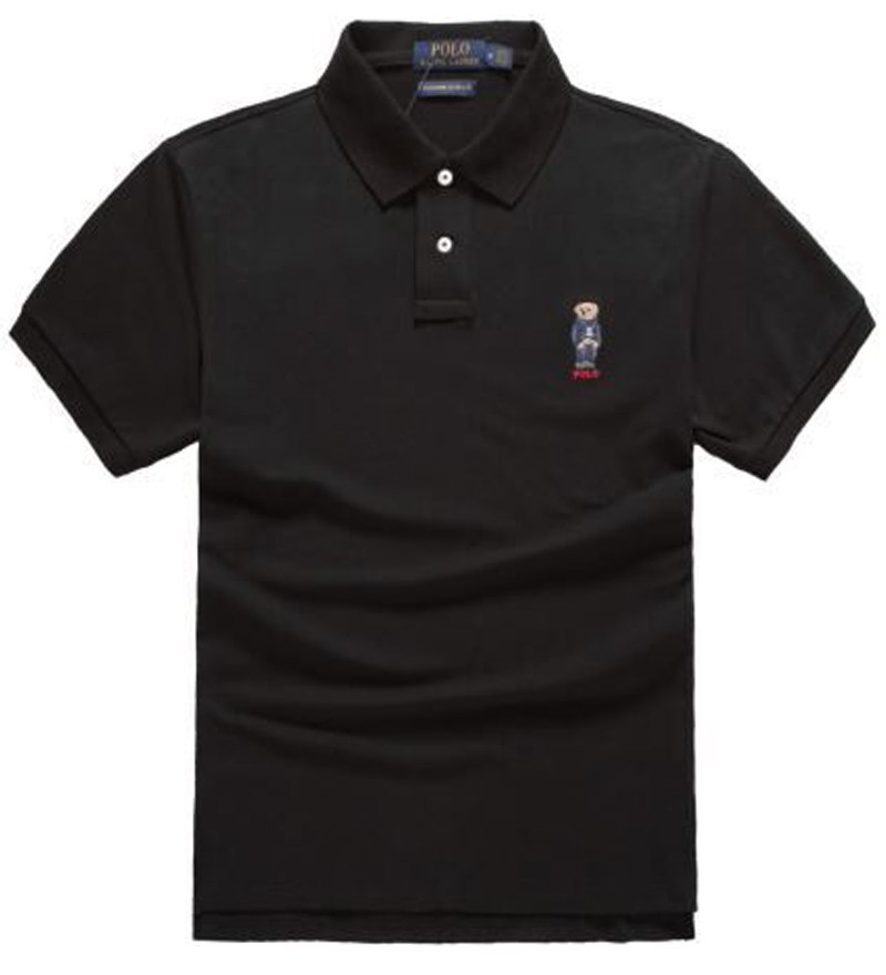 ראלף לורן-RALPH LAUREN POLO TSHIRT SHORT MEN'S - Nero