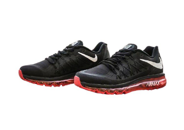 נעלי נייק-Nike Air Max 2015 - Charcoal & White Logo – תמונה 3