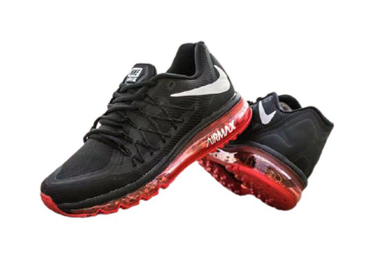 נעלי נייק-Nike Air Max 2015 - Charcoal & White Logo – תמונה 4