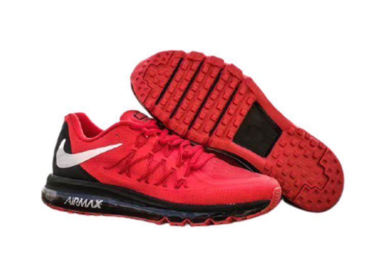 נעלי נייק-Nike Air Max 2015 - Coral Red & Marshland – תמונה 6
