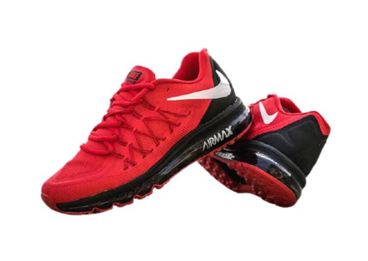 נעלי נייק-Nike Air Max 2015 - Coral Red & Marshland – תמונה 4