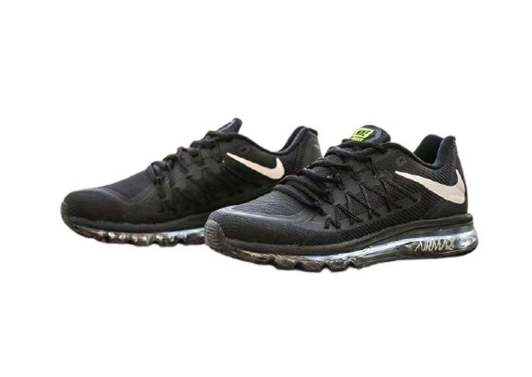 נעלי נייק-Nike Air Max 2015 - Nero & Silver Sand – תמונה 3