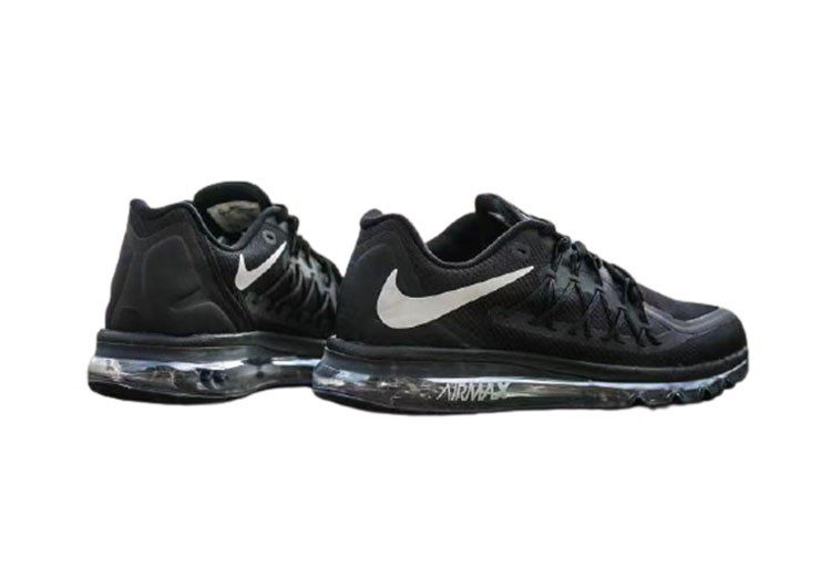 נעלי נייק-Nike Air Max 2015 - Nero & Silver Sand – תמונה 2