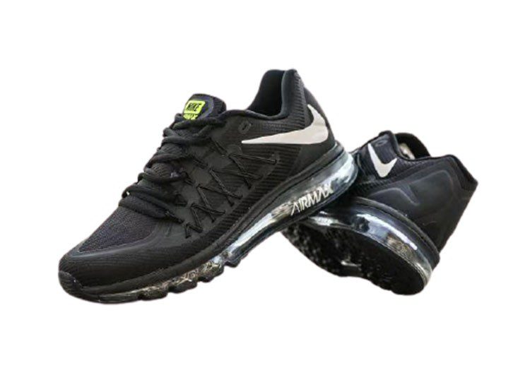 נעלי נייק-Nike Air Max 2015 - Nero & Silver Sand – תמונה 4