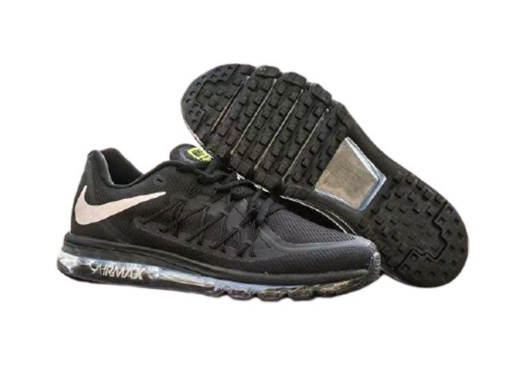 נעלי נייק-Nike Air Max 2015 - Nero & Silver Sand – תמונה 6