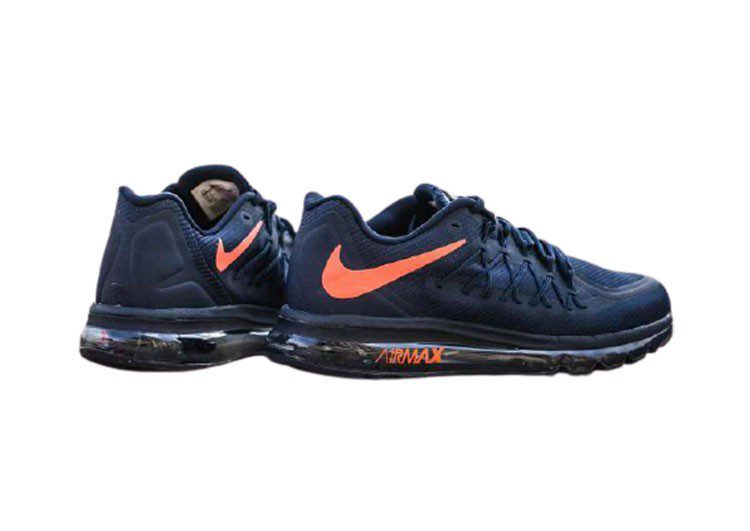 נעלי נייק-Nike Air Max 2015 - Tory Blue & Bittersweet Logo – תמונה 4