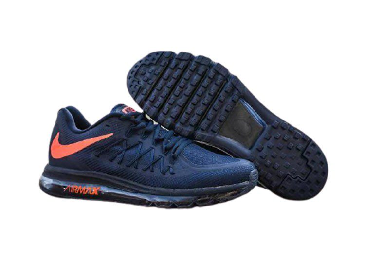 נעלי נייק-Nike Air Max 2015 - Tory Blue & Bittersweet Logo – תמונה 7