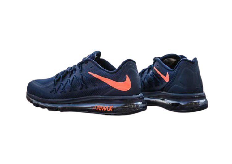 נעלי נייק-Nike Air Max 2015 - Tory Blue & Bittersweet Logo – תמונה 5