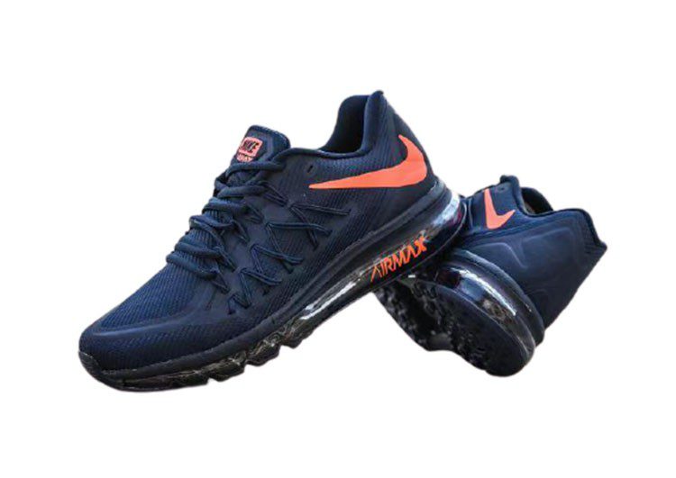 נעלי נייק-Nike Air Max 2015 - Tory Blue & Bittersweet Logo – תמונה 6