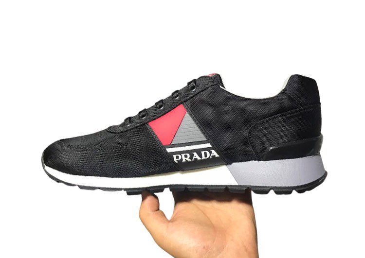 פראדה-PRADA SHOES MEN'S - Payne's Grey