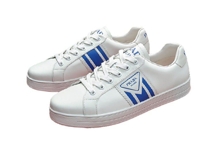 פראדה-PRADA SHOES MEN'S - White & Blue