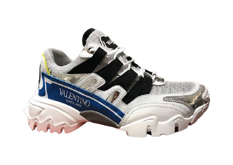 ולנטינו-VALENTINO WOMEN'S SHOES - Blue White & Black