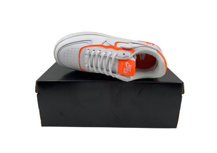 נעלי נייק -Nike Air Force 1 Low White-Persimmon – תמונה 6