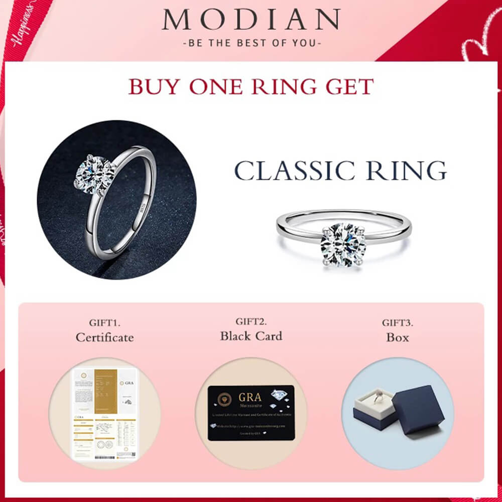 טבעת יוקרה-Silver Ring For Women Classic Wedding – תמונה 5