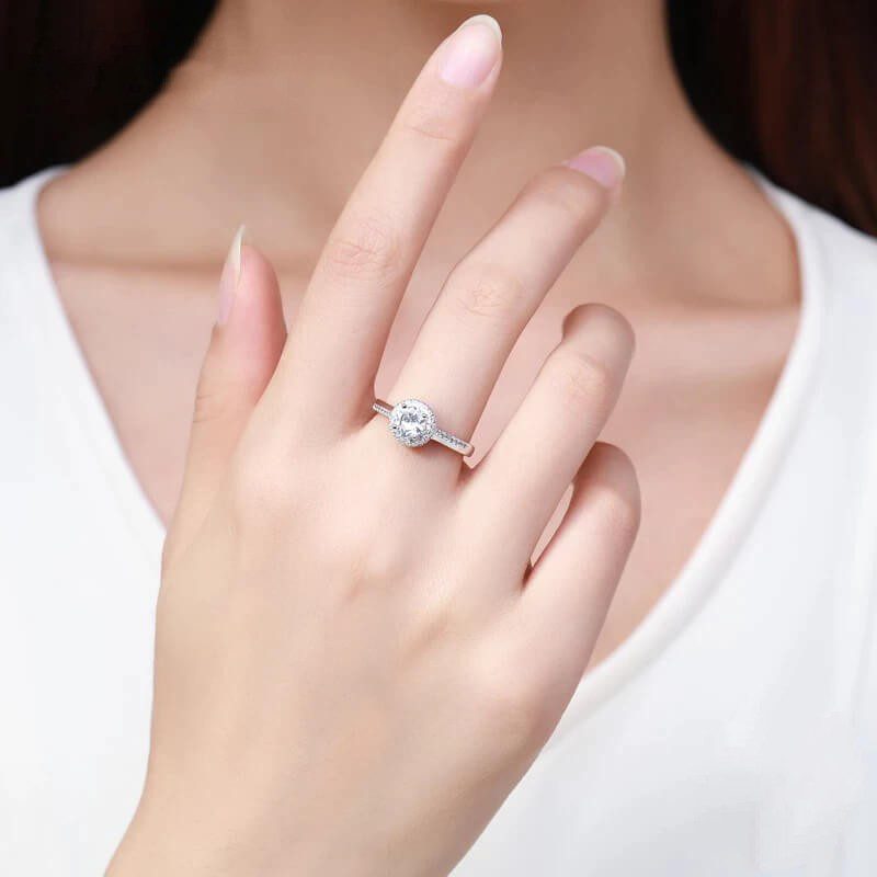 טבעת יוקרה-Silver Rings For Women Fine Jewelry – תמונה 2