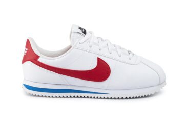 נעלי נייק-Nike Classic Cortez - White Blue & Red