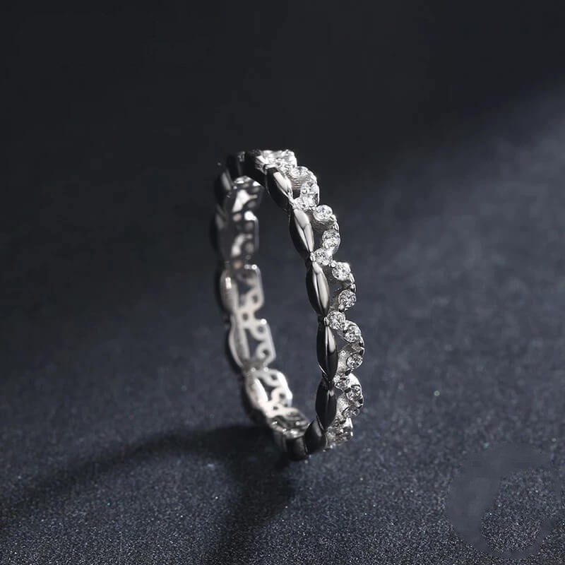 טבעת יוקרה-selver Rings For Women Real 925 Sterling – תמונה 4