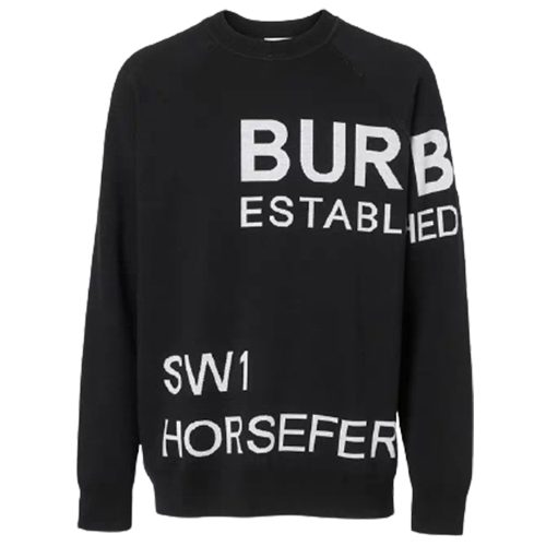 ברברי - BURBERRY SWETER - Black & White
