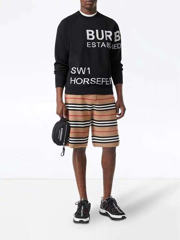 ברברי - BURBERRY SWETER - Black & White – תמונה 3