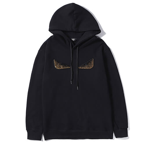 פנדי - FENDI HOODIES - Black & Brown Derby