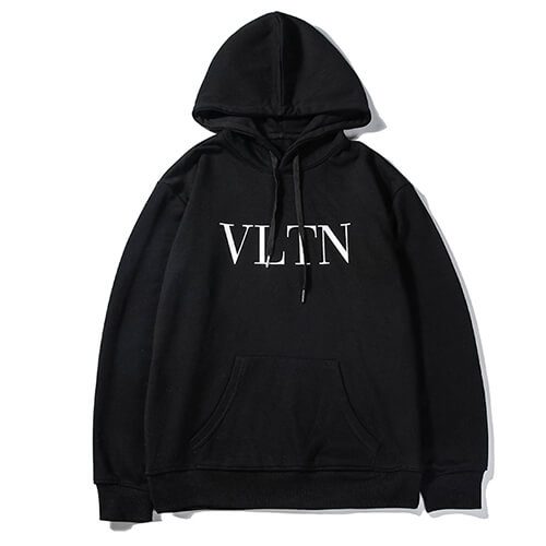 ולנטינו-VALENTINO HOODIES - Black & White