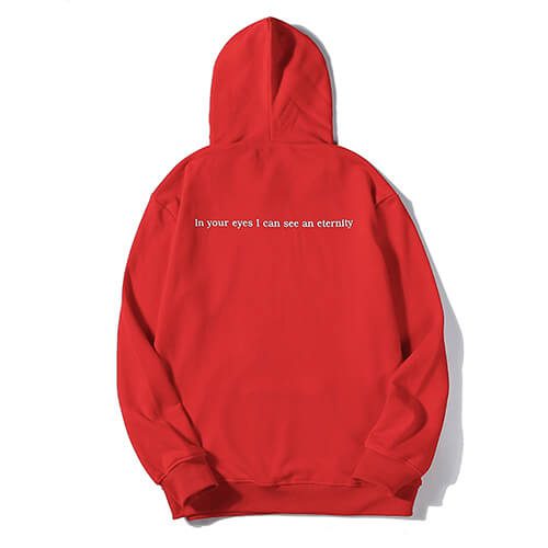 ולנטינו-VALENTINO HOODIES - Red & White – תמונה 2