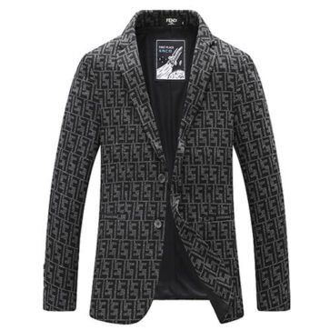 פנדי - FENDI JACKET - Black & Gray