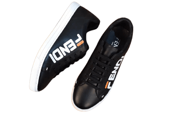 פנדי - FENDI SHOES - White & Black – תמונה 4